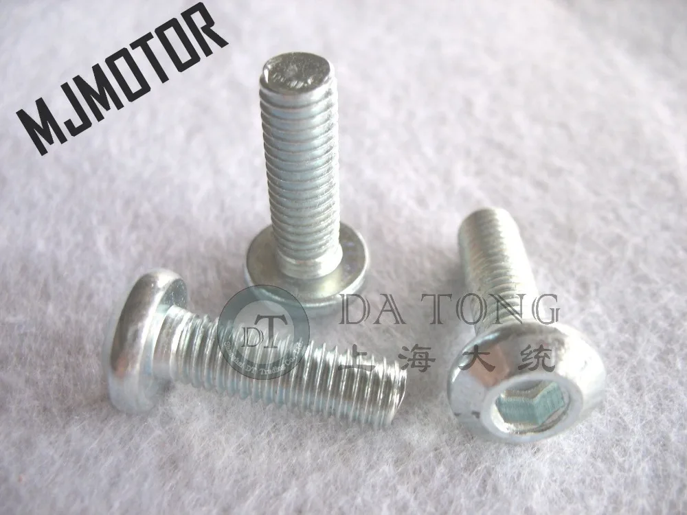(12 шт./лот) тормозные диски колесные винты M8 для китайских скутеров Honda Yamaha Kawasaki