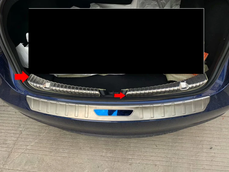 Автомобильные аксессуары для Tesla Model 3 2017-2021 задняя внутренняя деталь из