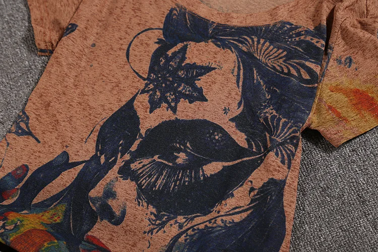 С поясом! Для женщин на лето и весну О образным вырезом Ретро Винтаж Дамы Блузы с