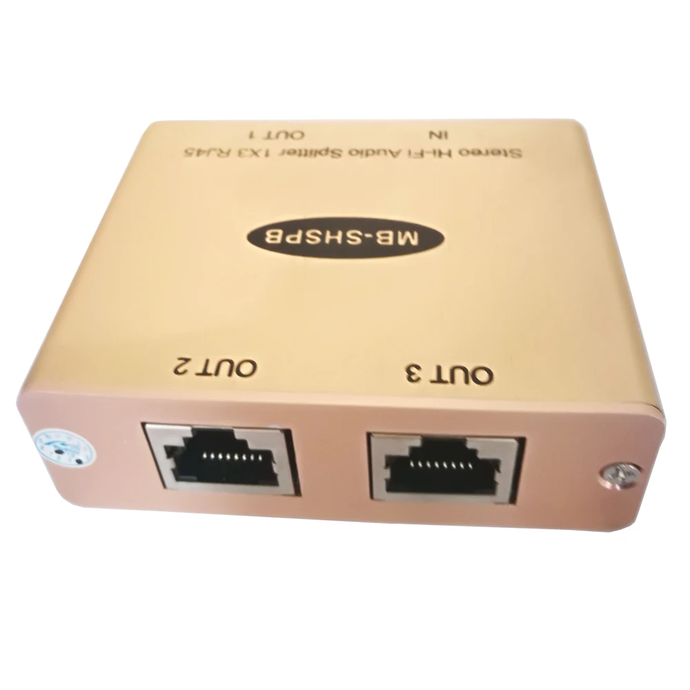Cat5 Hi Fi аудио дистрибьютор аналоговый через Cat5/6 кабель 3 RJ45 сплиттер|Домашний