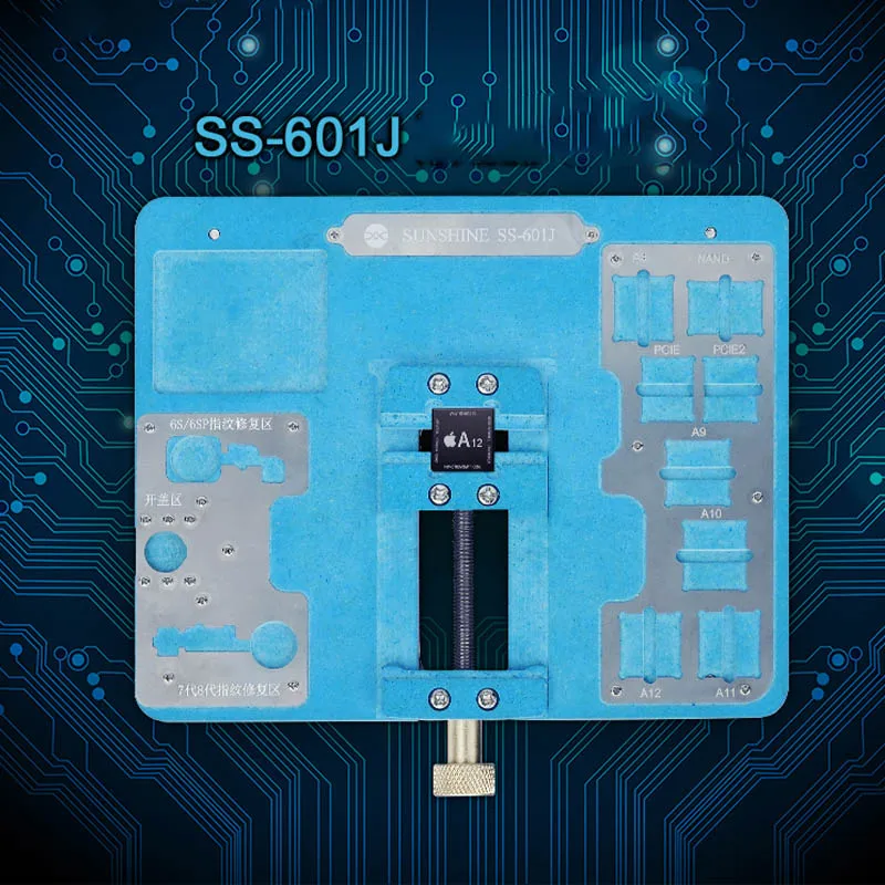 Универсальный телефон материнская плата приспособление для A12 A11 A10 A9 A8 CPU PCIE NAND держатель отпечатка материнская плата паяльная платформа от AliExpress RU&CIS NEW