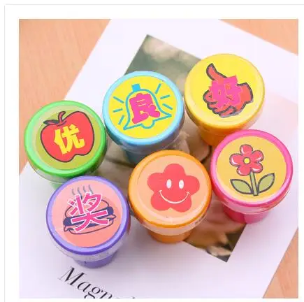 1 шт. детская печать мультяшная милая маленькая для учителя уплотнение