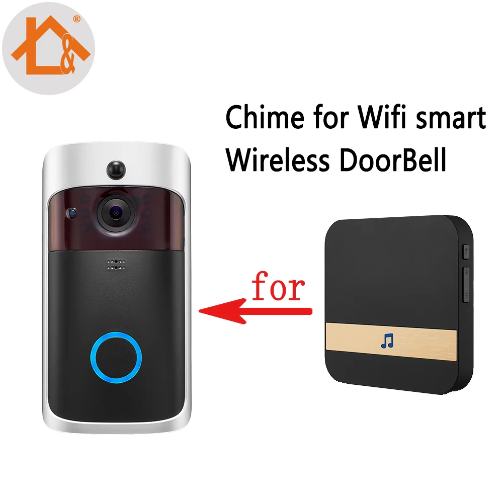AC 110 220 В умный Внутренний дверной звонок беспроводной WiFi US EU UK AU Plug XSH app для