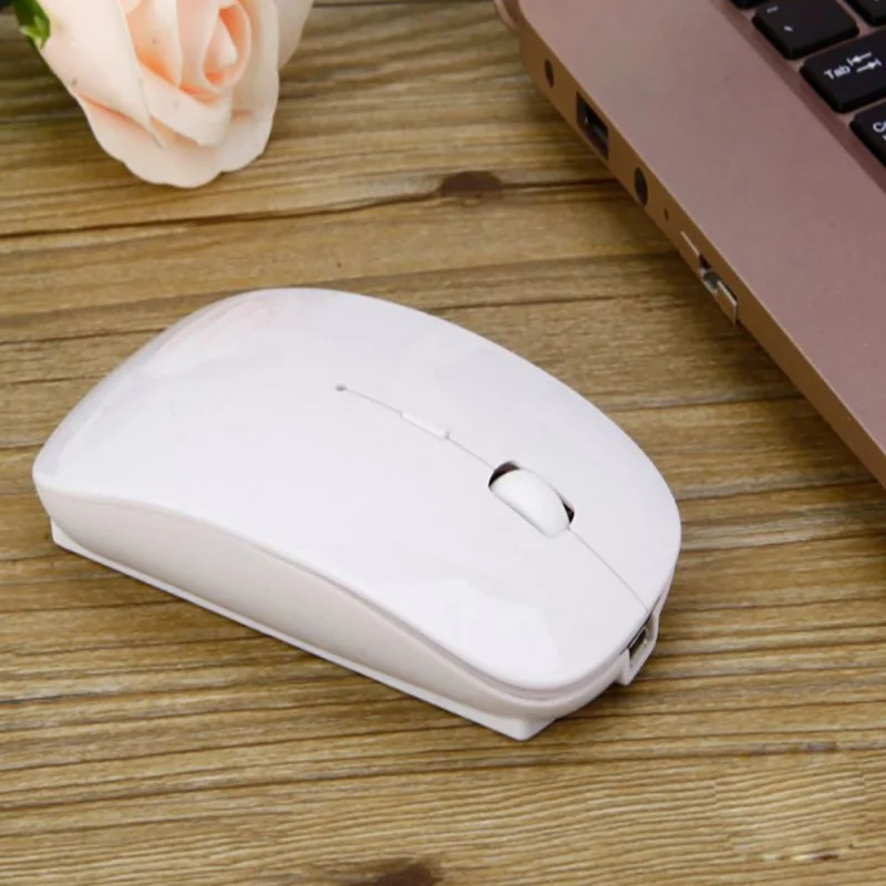 Перезаряжаемые 800/1200/1600 Точек на дюйм Беспроводной Мышь USB Интерфейс оптический Сенсор 10 м с низким уровнем шума, игровая мышь