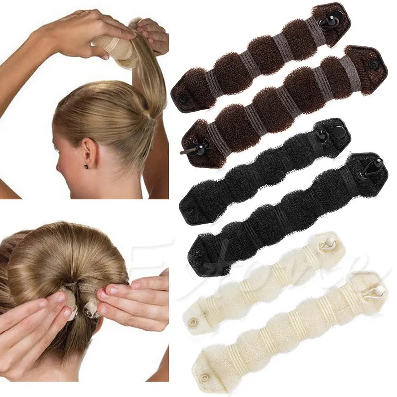 2 шт. губки для укладки волос|sponge hair styling|magic formersdonut bun maker |