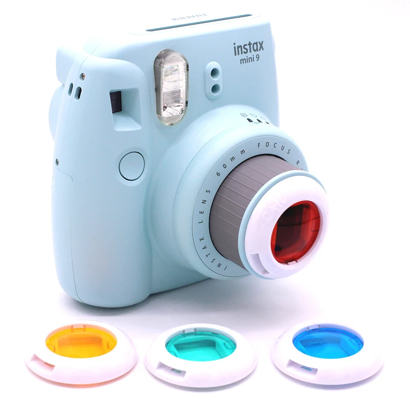 Комплект цветных фильтров для объектива Fuji Fujifilm Instax Mini 9 8 7s 4 шт.|Плёночные и