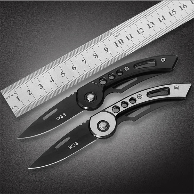Мини Портативный нож для кемпинга тактический складной карманный кольцо из
