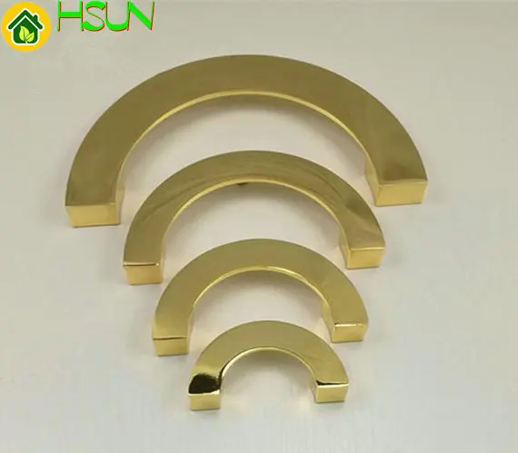 Полукруглый шкафчик из полированного золота 2 5 дюйма 3 75 дюймов 6 тянет выдвижной