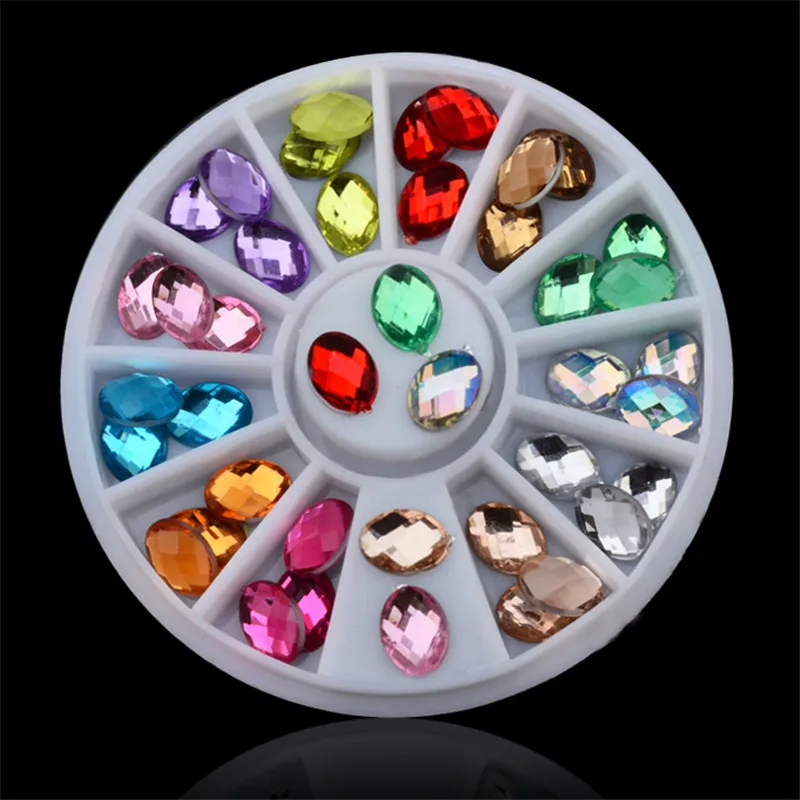 

MIX Colurs Nail Glitter Nail Rhinestones Crystal UV Gel DIY Nail art decorations Manicure tools Accessories