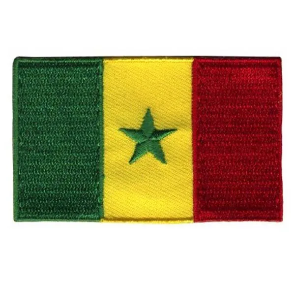 Сенегал одежды этикетки/вышивка патч сделаны твил с вырезом тепла границы и