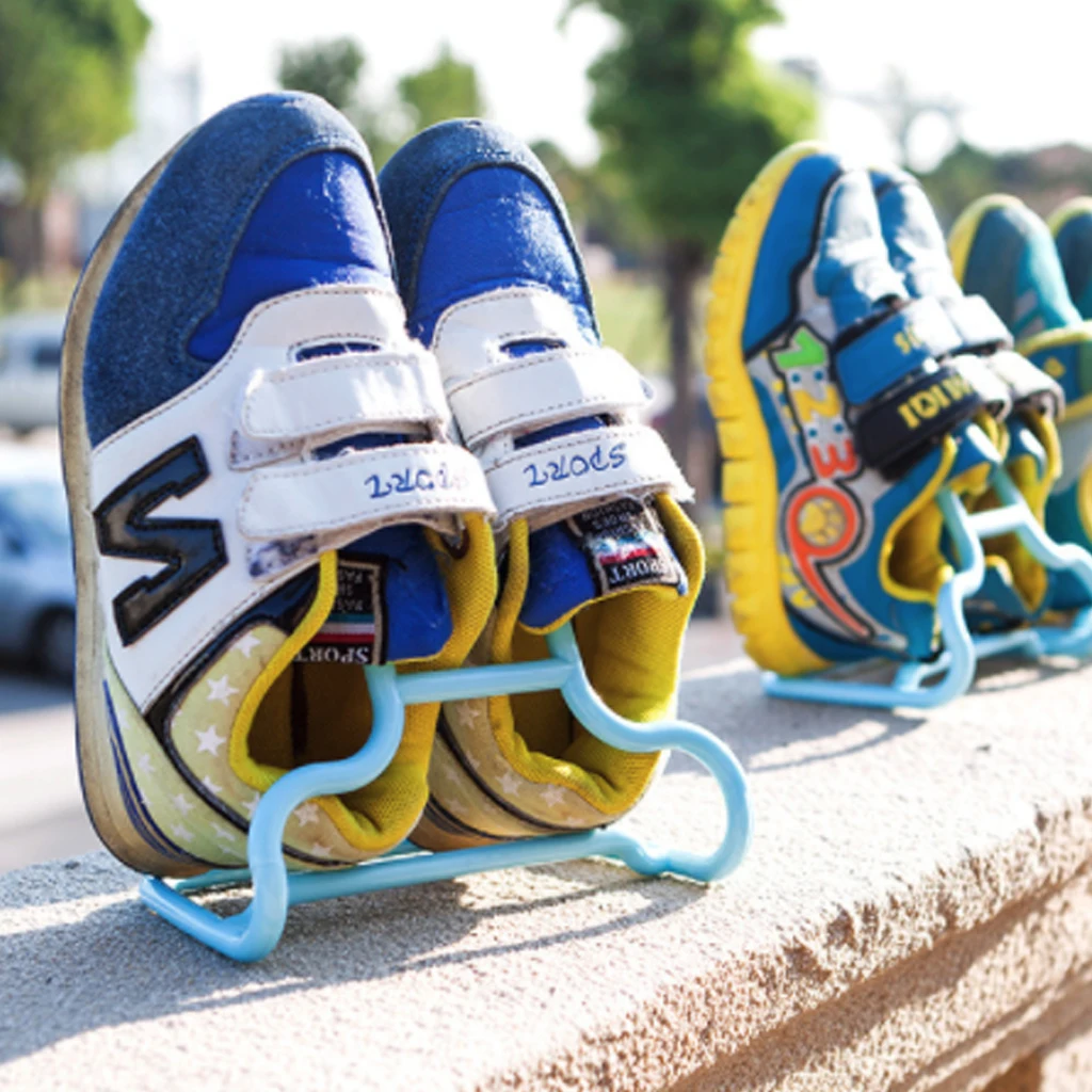 Многофункциональная полка для сушки обуви вешалка детский органайзер хранения 10