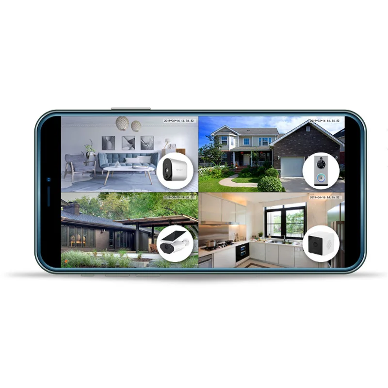 HD 1080p уличная солнечная батарея WiFi камера IP65 водонепроницаемая сертифицированная умная беспроводная камера безопасности с аудио ночного видения