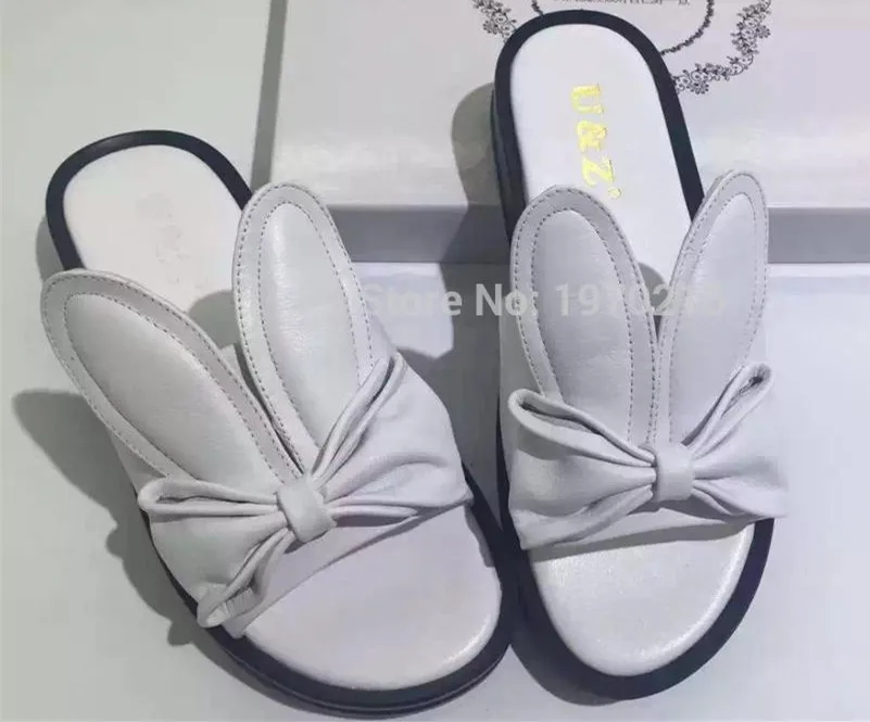 Женская пляжная обувь из настоящей телячьей кожи с открытым носом черный и белый