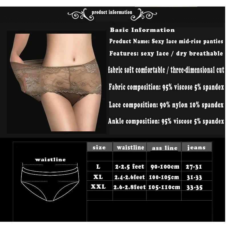 3 шт./лот женское кружевное нижнее белье бесшовные трусики сексуальное шорты