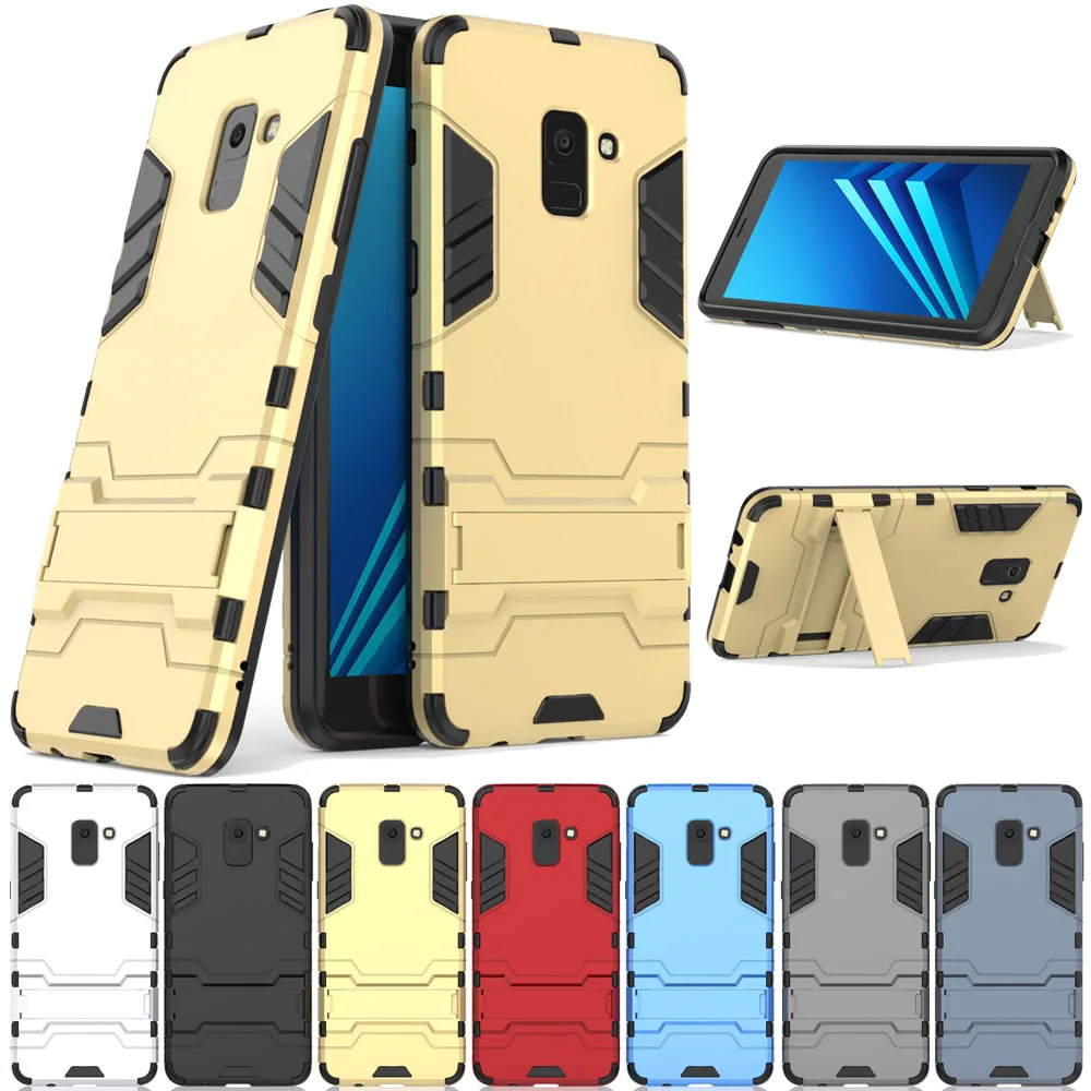 2In1 из мягкого ТПУ и жесткого ПК роботофон чехол-книжка с откидной подставкой