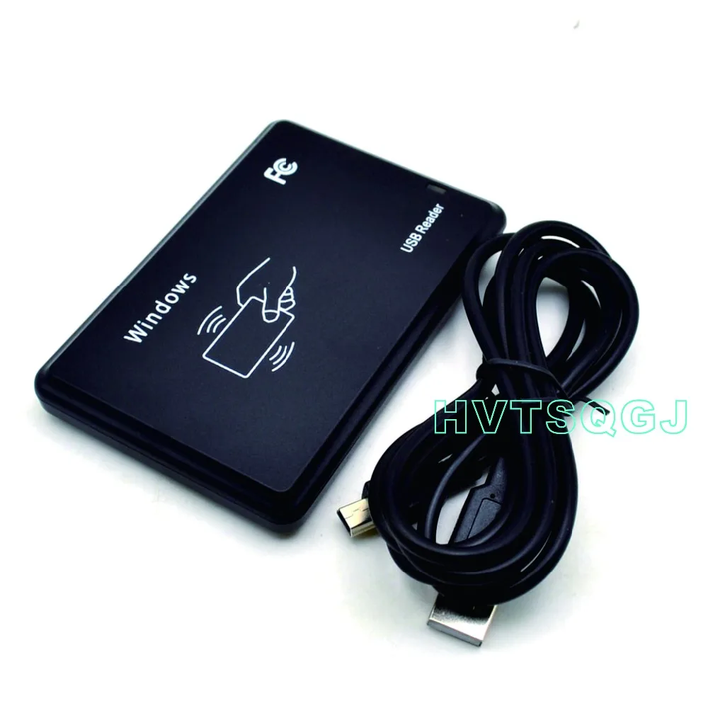 

10pce/lot Free shipping 13.56mhz rfid usb reader for IC card reader
