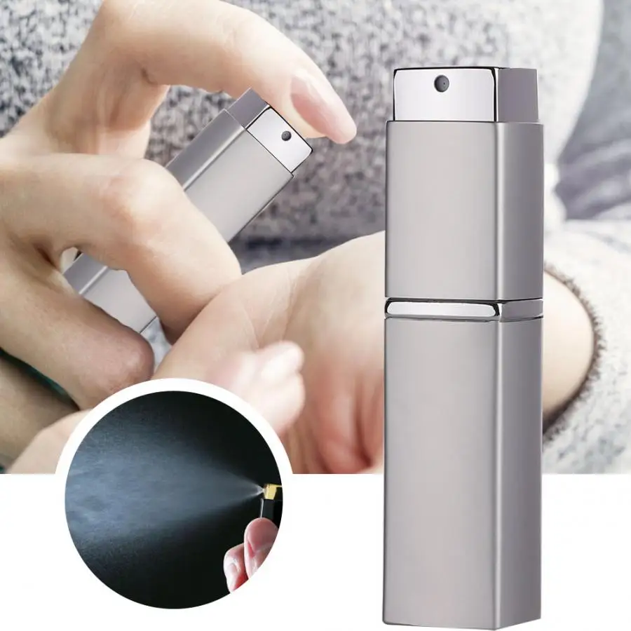 20 мл пустая многоразовая бутылочка для распылителя духов вращающаяся