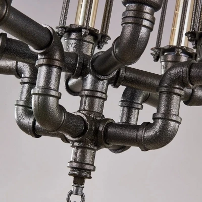 Старинная Подвесная лампа Эдисона в стиле индастриал железная водопроводная