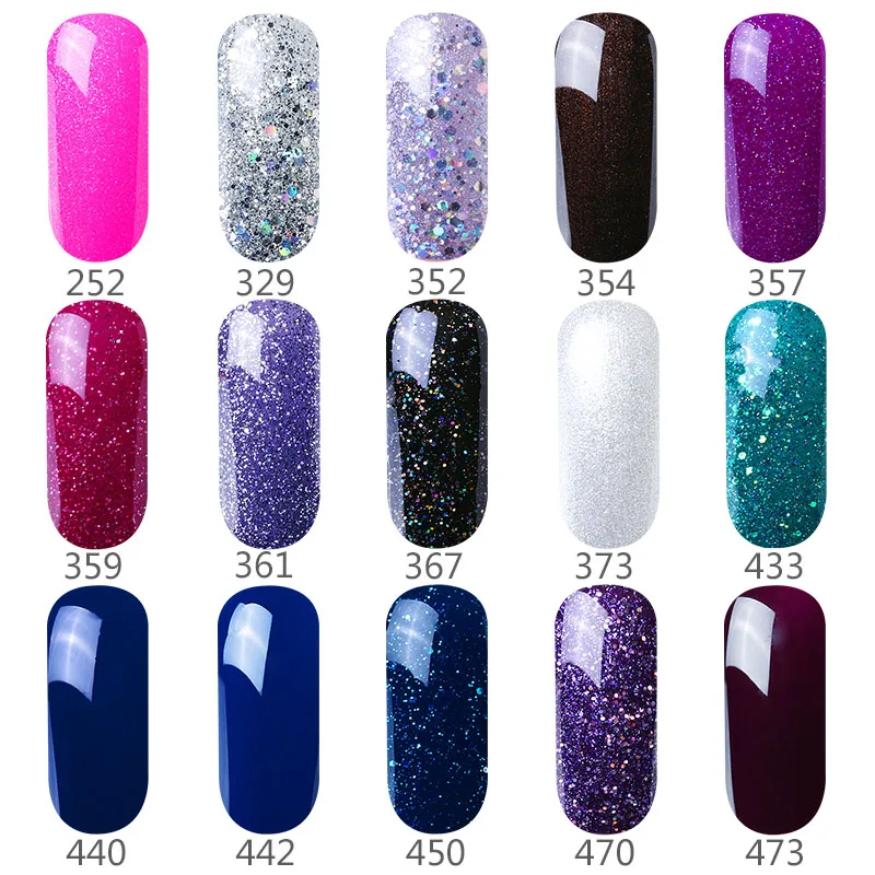 Fairyglo лак для ногтей 7 мл флакон черный цвет Nagellak Vernis a Ongle Полупостоянный 194 Цвета