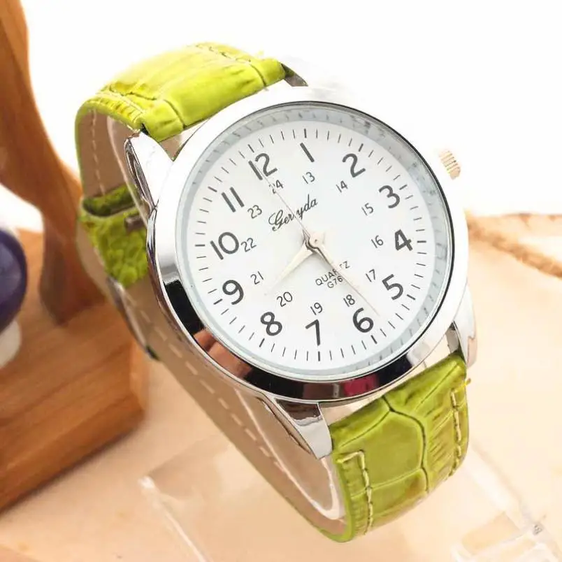 Новые Роскошные Спортивные кварцевые мужские часы с кожаным ремешком gerryda