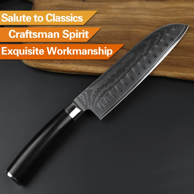 XINZUO 3 шт. Кухня ножи наборы Дамаск Нержавеющая сталь новые Ножи острые режущие
