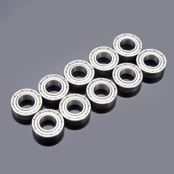 

10pcs Ball Bearing Double Shielded Miniature Steel Single Row 625ZZ 5*16*5mm Deep Groove Hardware Ball Shafts