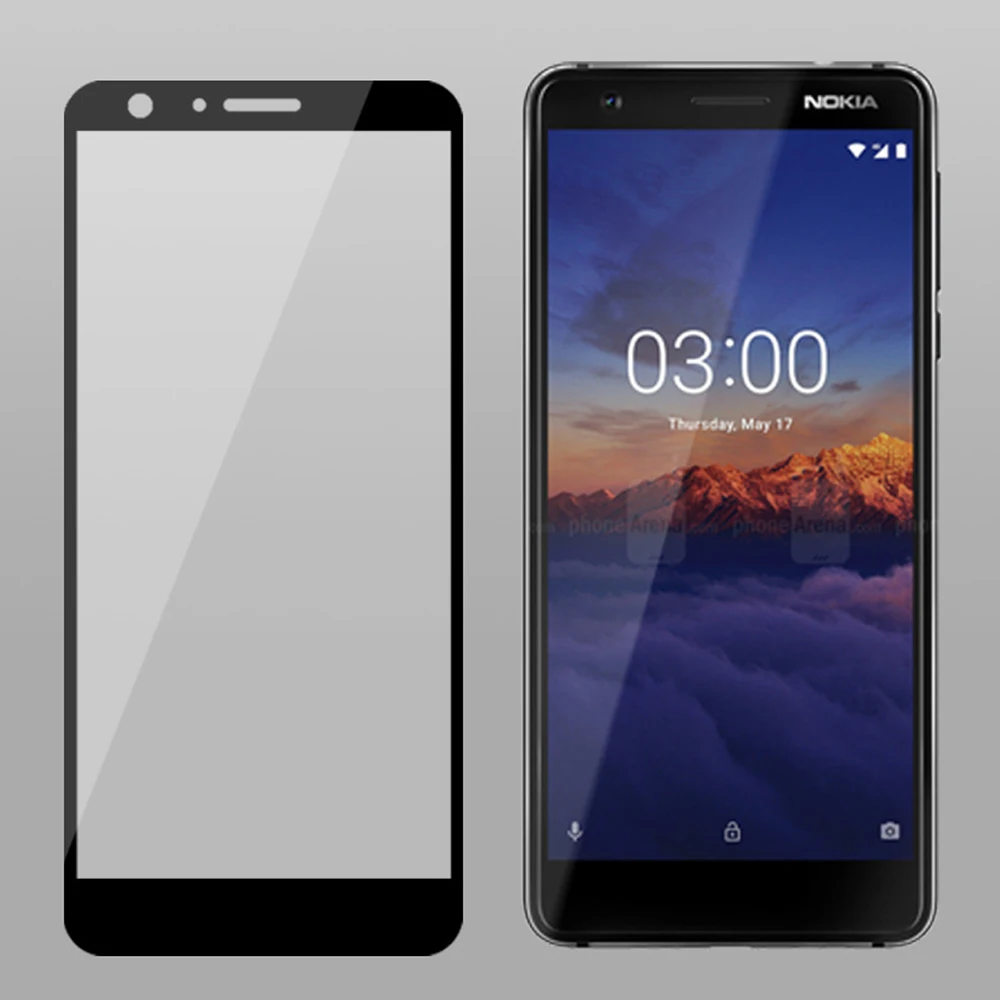 10 шт./лот 3D полное закаленное стекло для Nokia 3 1 Plus покрытие Защитная пленка экрана