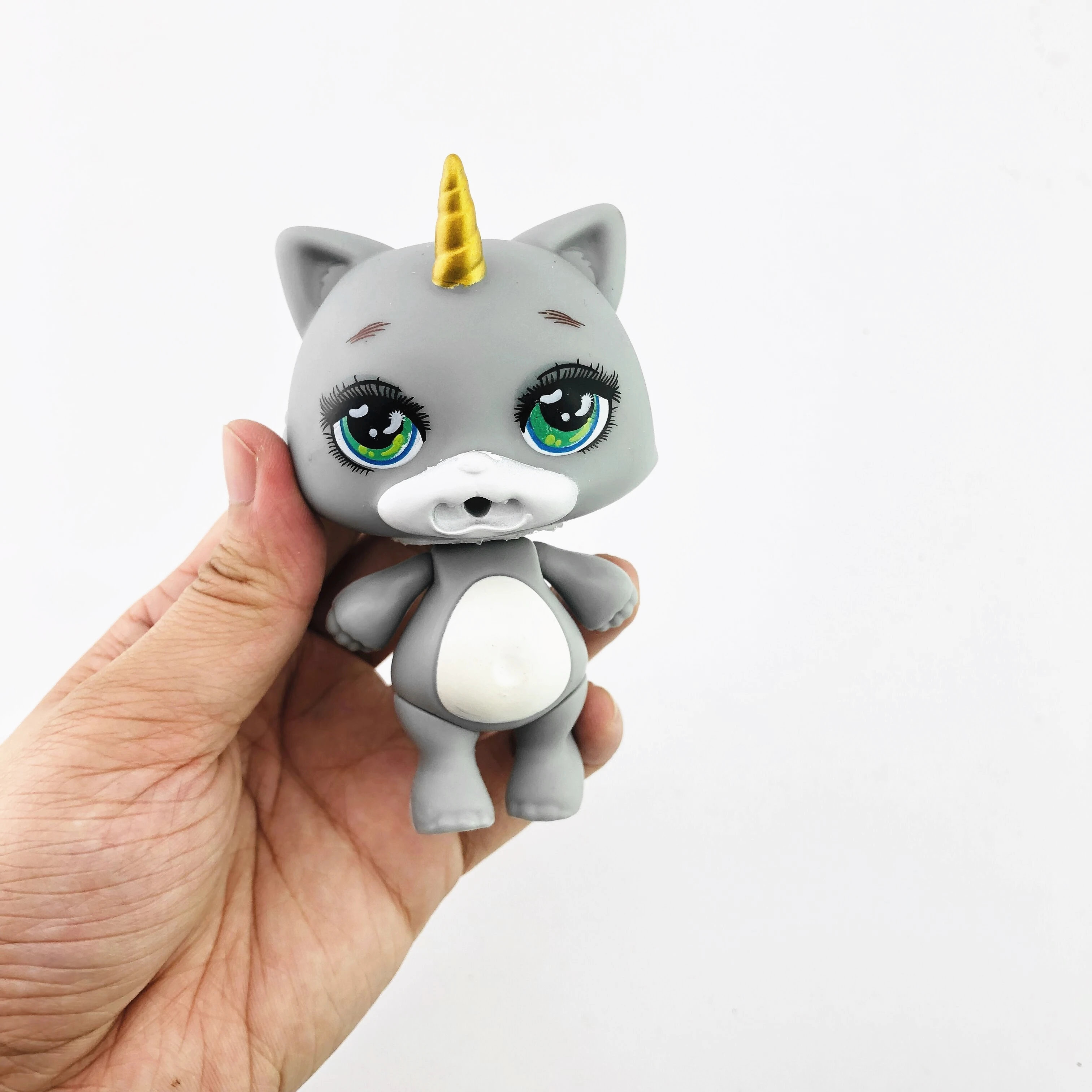 Lanyitoys новые милые 4 дюймовые экшн фигурки в виде единорога для породы модель