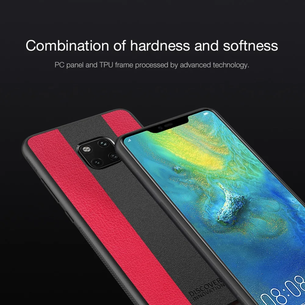 Чехол для huawei mate 20 Pro, Nillkin Racer, кожаная задняя крышка, мягкий силиконовый край, деловой чехол для телефона, для huawei mate 20, Nilkin чехол