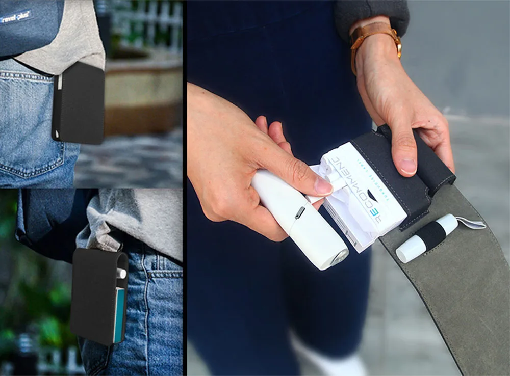 JINXINGCHENG откидной кошелек сумка чехол для IQOS Multi 3,0 держатель коробка для Iqos 3 мульти кожаный чехол