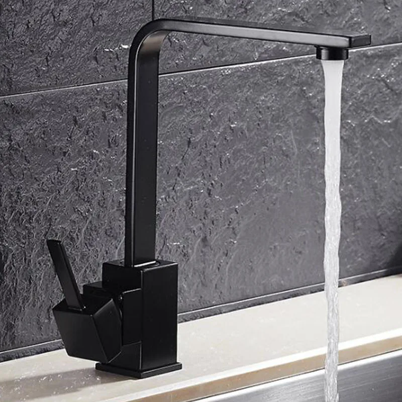 AZETA кухонный кран белый латунный смеситель с одной ручкой для раковины