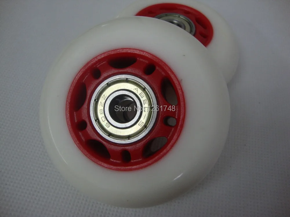 8 шт.!(Включая подшипники 608ABEC-7)! 64/68 мм, износостойкие подшипники для полиуретановыми колесами/Коньковые колеса/крутящихся колесиках