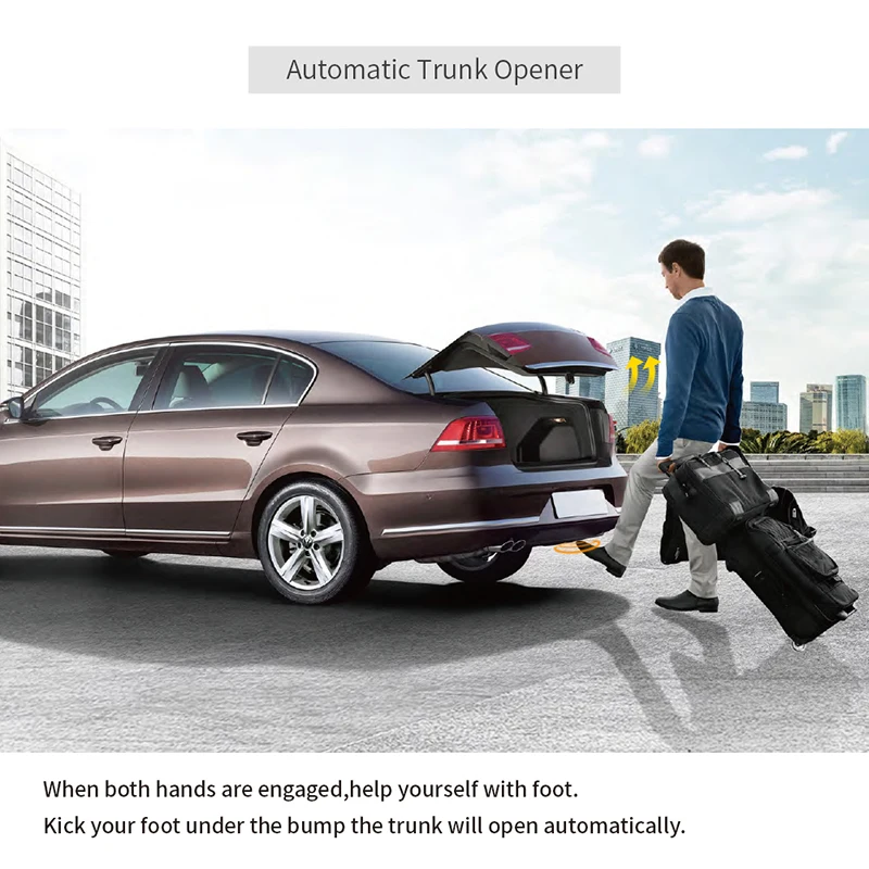 EASYGUARD pke Электрический багажник всплывающий и закрывающийся ногой handsfree автоматический багажник открывалка хвост ворота открывалка загрузки