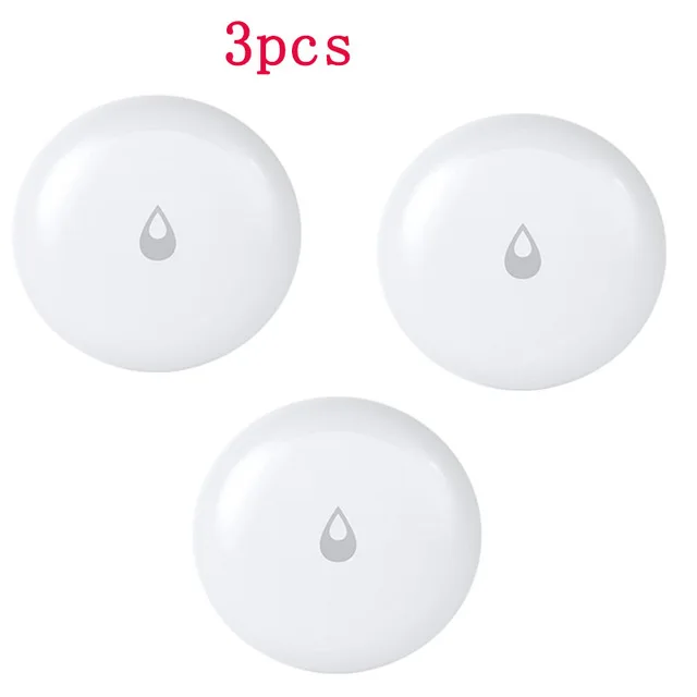 3pcs Water Sensor Xiaomi Aqara датчик погружения воды детектор утечки воды IP67 Водонепроницаемый для дома удаленный сигнал безопасности датчик замачивания - Цвет: 3pcs Water Sensor