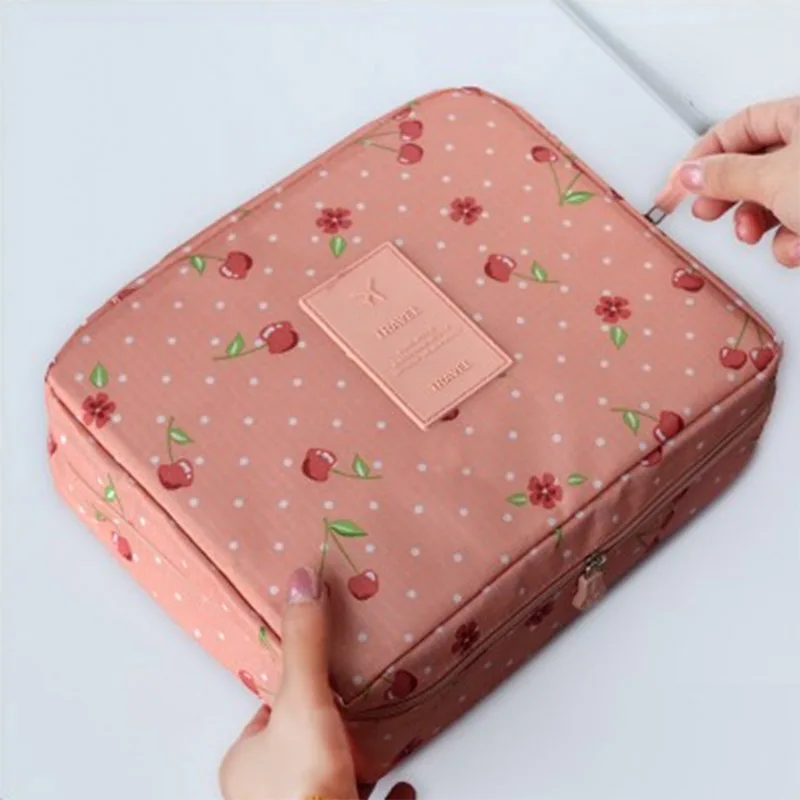 Для женщин Макияж косметичка, косметички, для улицы, Для женщин Bolso Красота чехол женские органайзер для косметики косметичка Наборы хранения путешествия мыть мешок - Цвет: fenseyingtao
