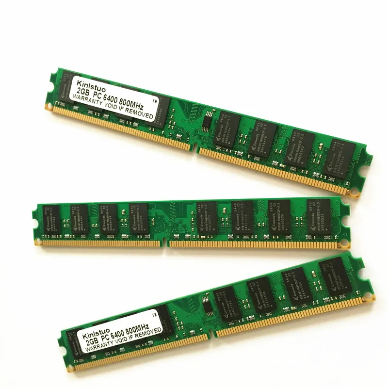 Kinlstuo 4GB(2pcsX2GB) DDR2 2GB Ram 800Mhz PC2-6400U 240Pin 1.8V CL6 Desktop Memory | Компьютеры и офис