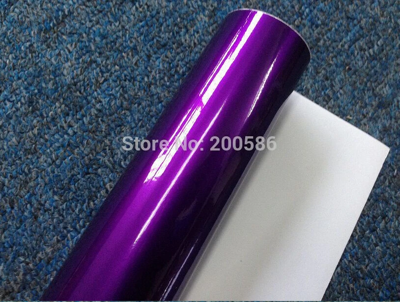 Глянцевый металлический фиолетовый виниловая пленка конфетная блестящая