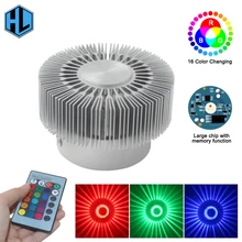 Комнатное освещение RGB подсолнечник настенный светильник для