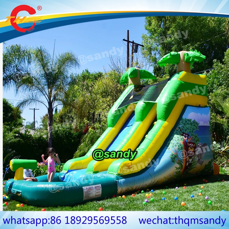 free air ship to door inflatable bouncer water slide with pool/inflatable swmming pool cars obstacle course | Игрушки и хобби