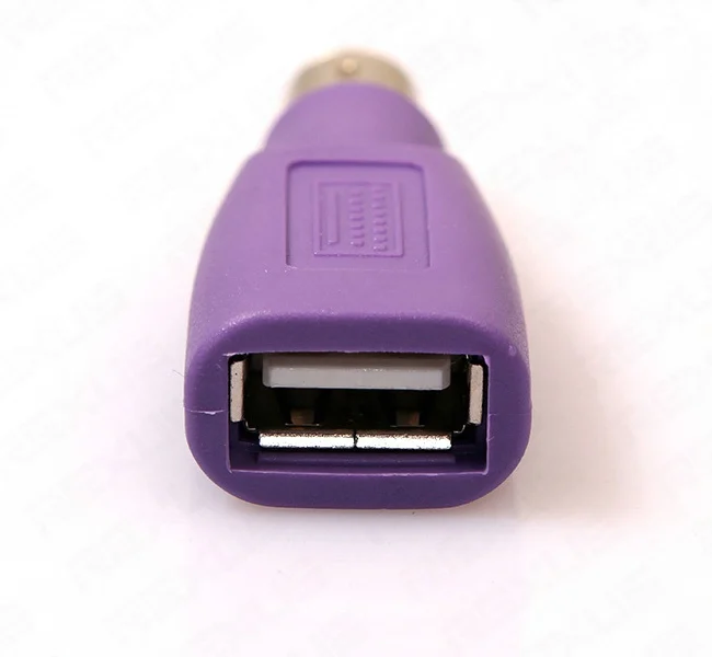 300 шт./лот фиолетовая плата для ключей Мышь PS2 PS/2 в USB адаптер конвертер|usb adapter