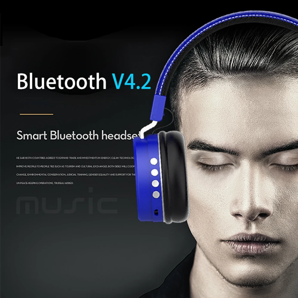 LETINE складные bluetooth-наушники с микрофоном беспроводные стерео наушники с глубокими басами игровая гарнитура