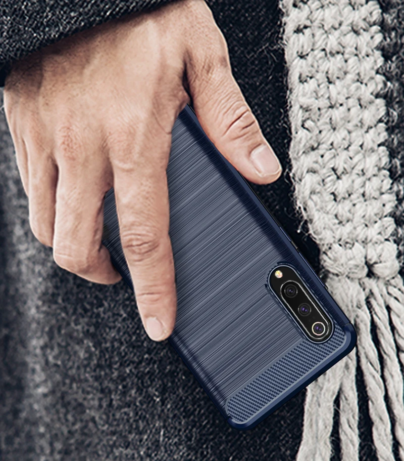 Для samsung Galaxy A70 чехол из углеродного волокна противоударный силиконовый чехол для телефона для Galaxy A50 A 70 чехол Полная защита бампер