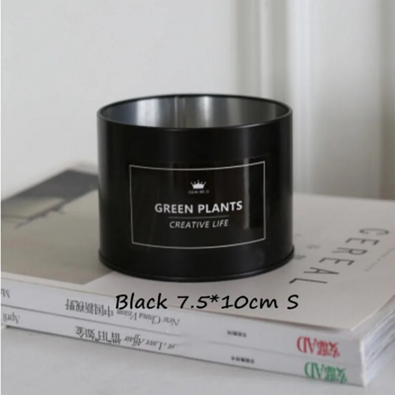 Жестяная металлическая горшочка для цветов креативная живопись Железный