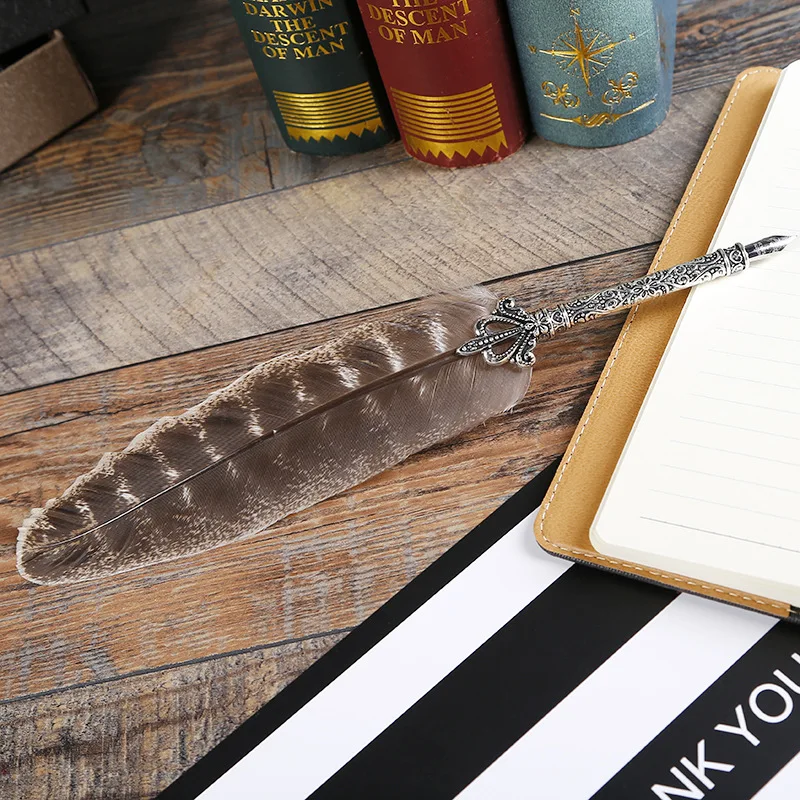 5 шт./лот Европейская авторучка сплав перо Dip Pen Канцелярские для фантазии шрифт