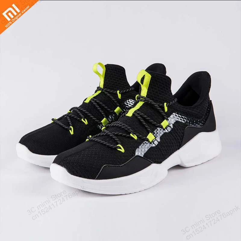 Xiaomi youpin men's casual sports shoes TPU stable support comfortable running flying woven stretch knit smart home | Электроника