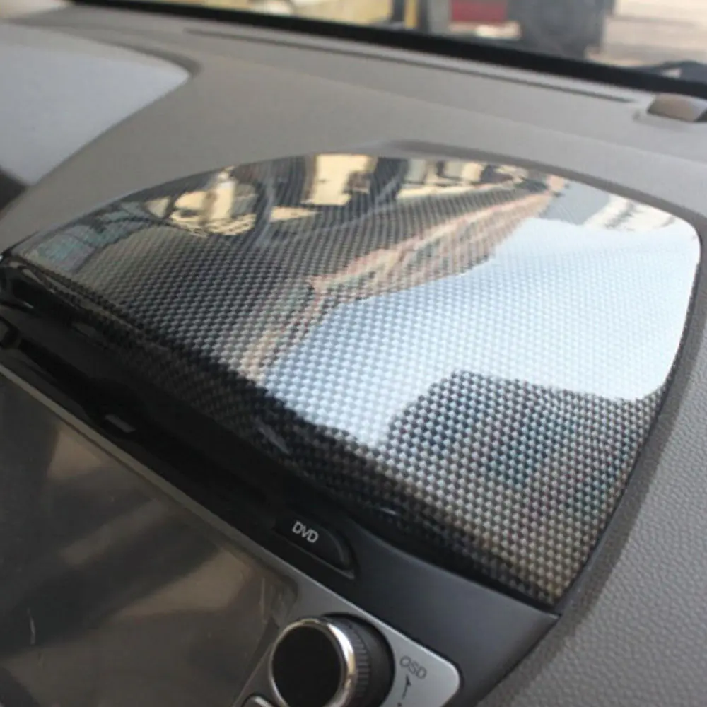 Стильная Автомобильная консоль из углеродного волокна крышка приборной панели