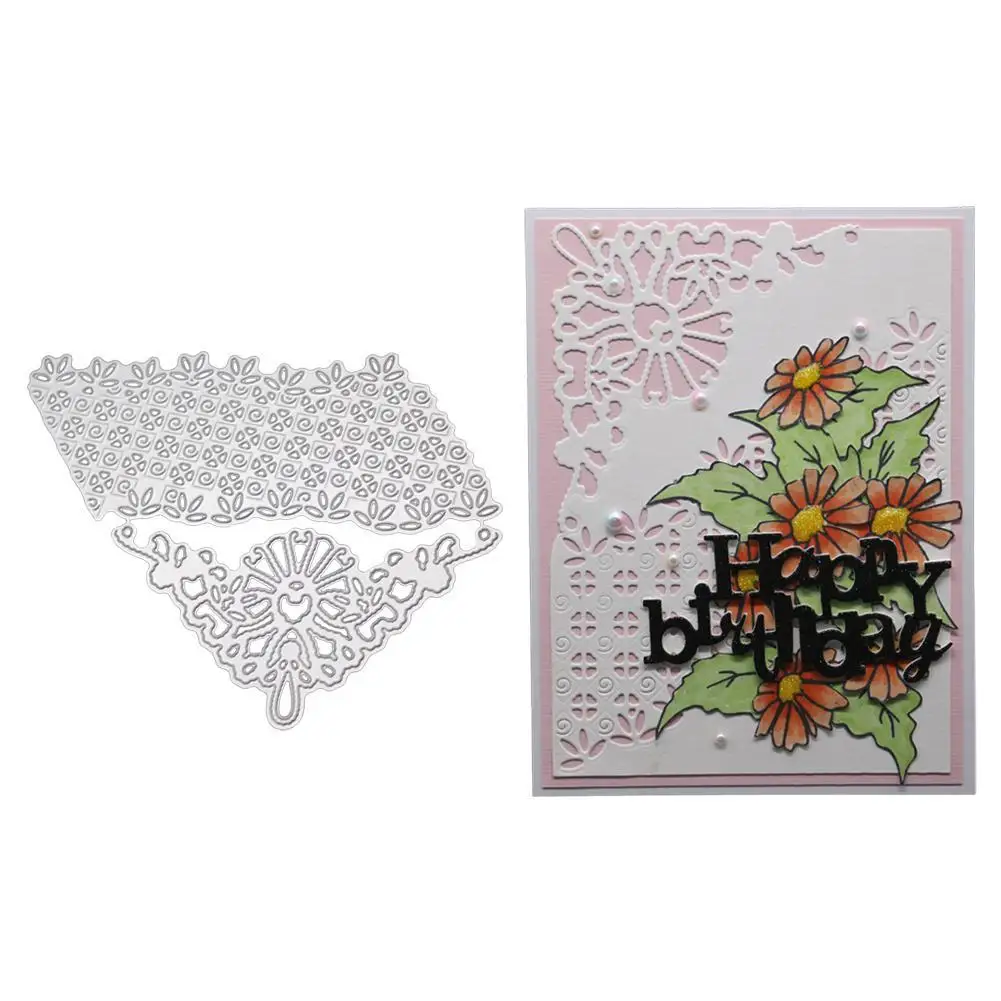 DIY Выгравированные штампы из углеродистой стали для скрапбукинга карты