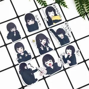39 шт. милые детские Веселые бумажные наклейки Menhera-chan домашние наклейки для хранения книг на ноутбукедекоративные СкрапбукингСделай сам
