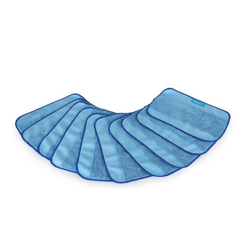 50 шт./лот новые синие Моющиеся Многоразовые салфетки из микрофибры для iRobot Braava 380t