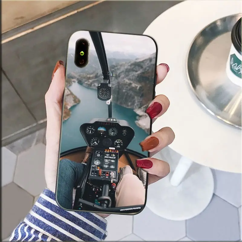 Чехол для мобильного телефона Yinuoda Aircraft airplane cockpit TPU one Аксессуары Apple iPhone 8 7 6 6S Plus X
